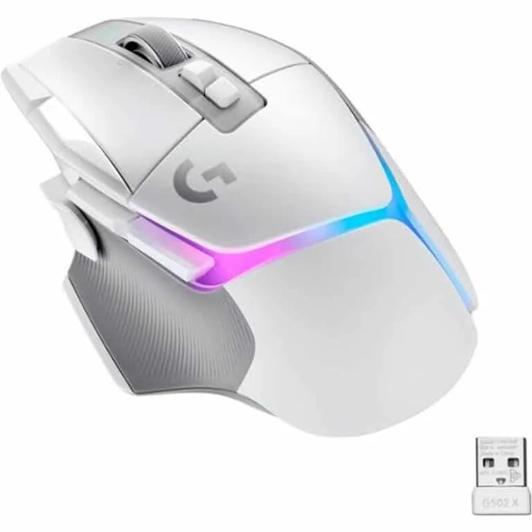 Logitech G502 X PLUS LIGHTSPEED Wireless Gaming Mouse – RGB, HERO 25K