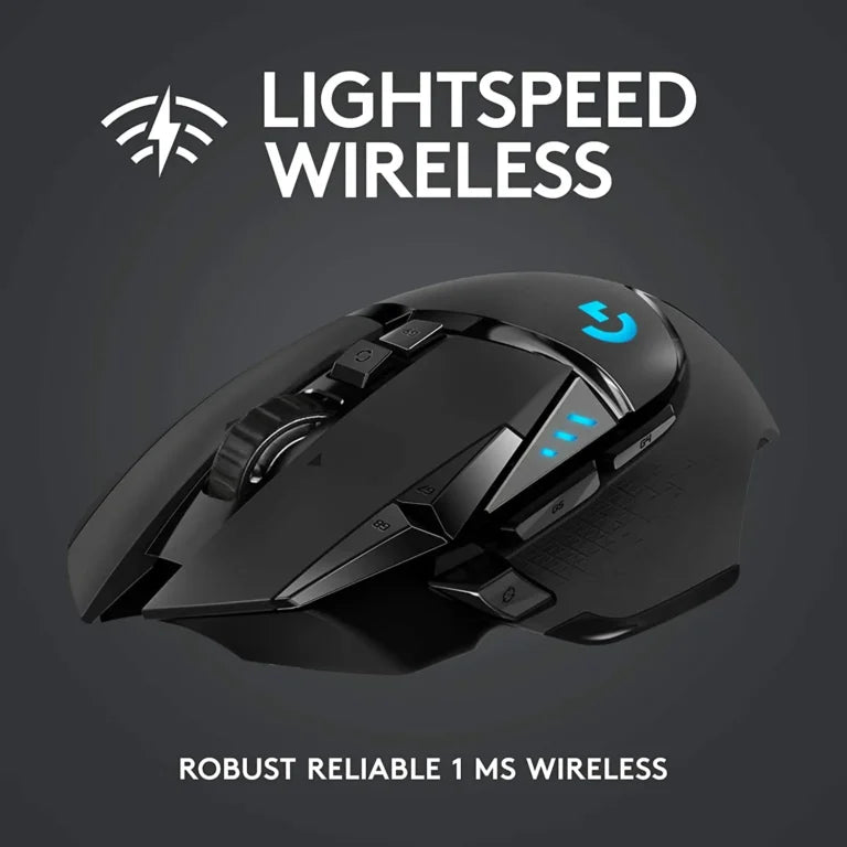 Logitech G502 LIGHTSPEED Wireless Gaming Mouse – HERO 25K