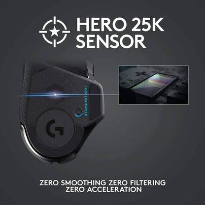 Logitech G502 LIGHTSPEED Wireless Gaming Mouse – HERO 25K
