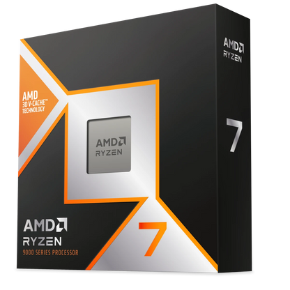 AMD Ryzen 7 9800X3D processor retail box