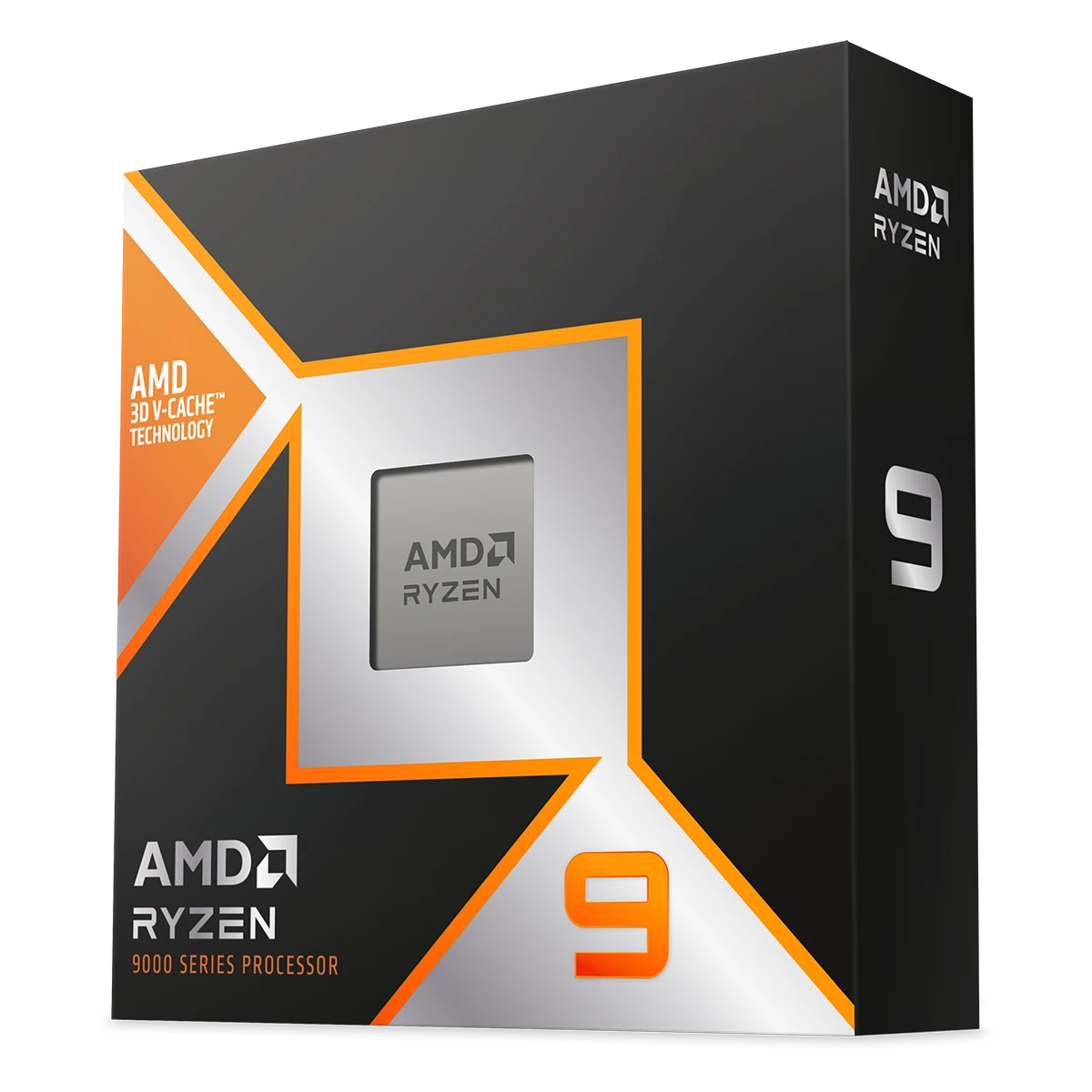 AMD Ryzen 9 9900X3D processor retail box