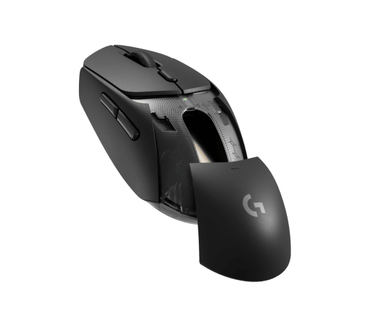 Logitech G309 LIGHTSPEED battery compartment