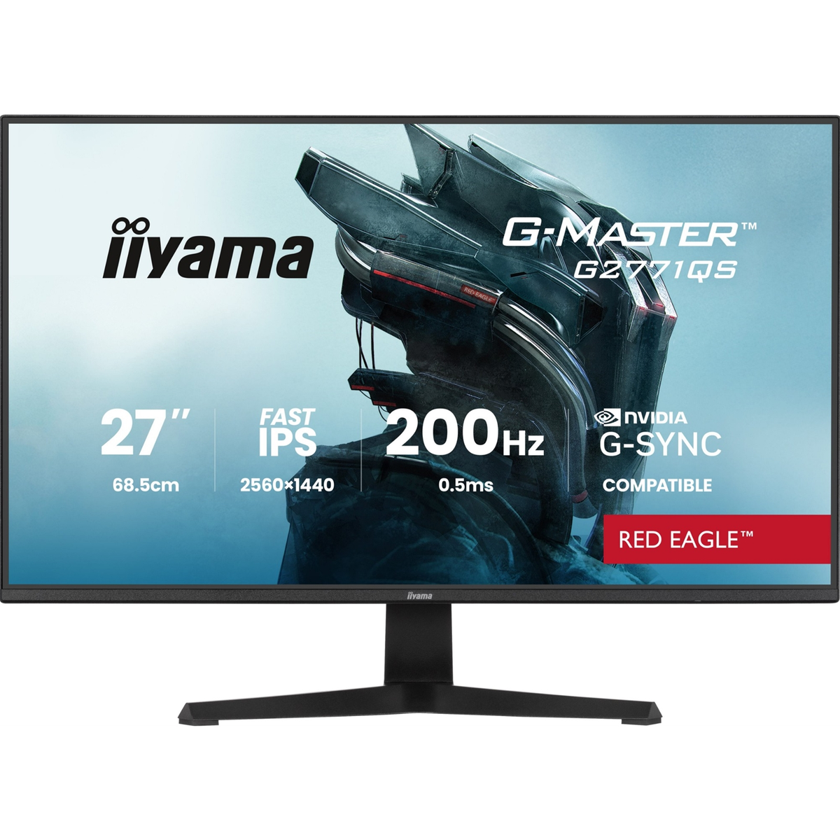 iiyama G-Master Red Eagle G2771QS-B1 27" QHD 200Hz Gaming Monitor