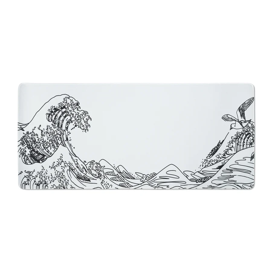 XVX Kanagawa Large Gaming Mouse Pad Desk Mat