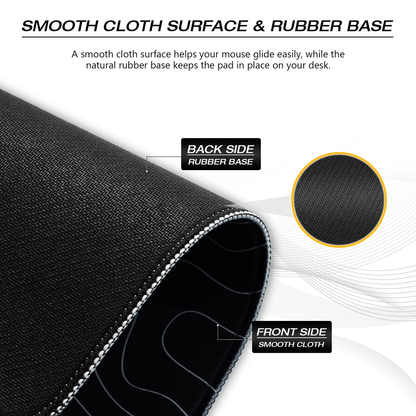 XVX Kanagawa Large Gaming Mouse Pad Desk Mat