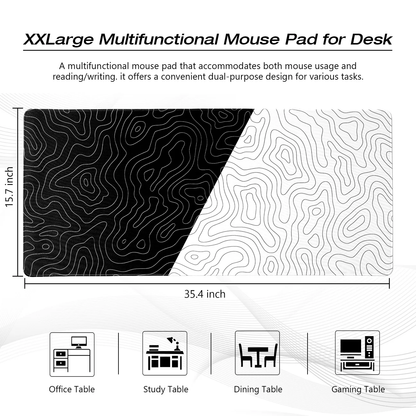 XVX Kanagawa Large Gaming Mouse Pad Desk Mat
