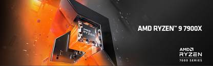 AMD Ryzen 9 7900X 12-Core 24-Thread AM5 Gaming Processor up to 5.6GHz