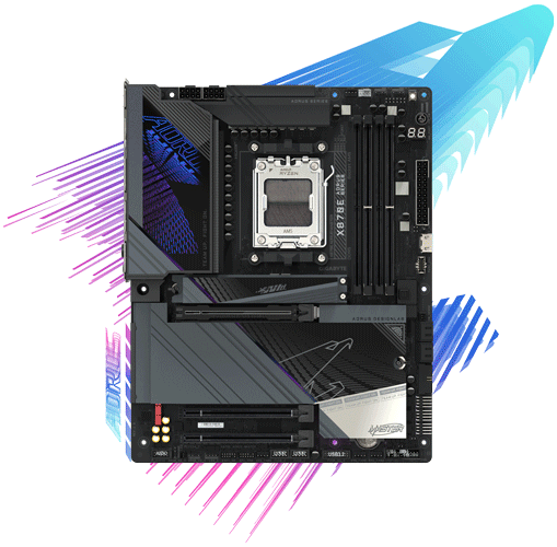 Gigabyte X870E AORUS MASTER X3D AM5 ATX Gaming Motherboard