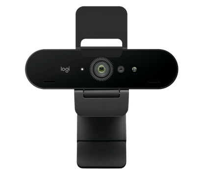 Logitech Brio 4K webcam graphite front view