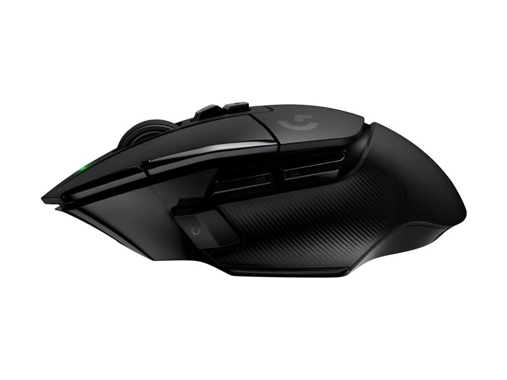 Logitech G502 X LIGHTSPEED wireless gaming mouse black side view