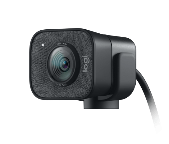Logitech StreamCam Graphite angled view