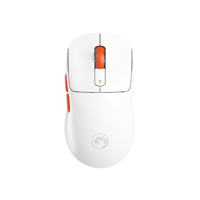 MARVO Niro 60 G964W white wireless gaming mouse front view