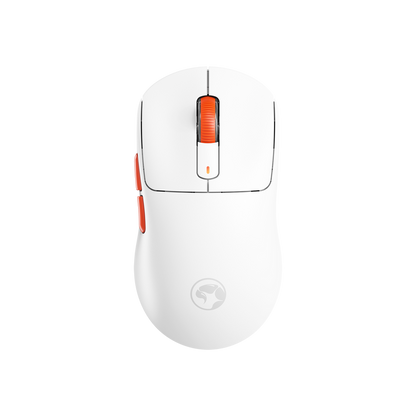 MARVO Niro 60 G964W white wireless gaming mouse front view