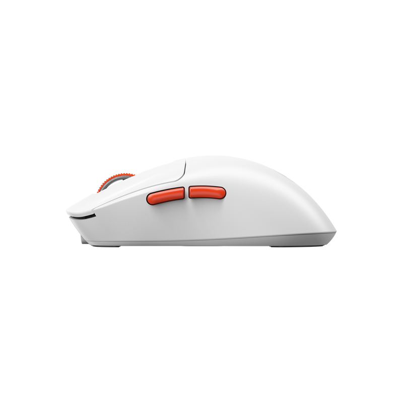 MARVO Niro 60 G964W white wireless gaming mouse side view
