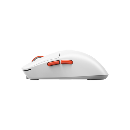 MARVO Niro 60 G964W white wireless gaming mouse side view