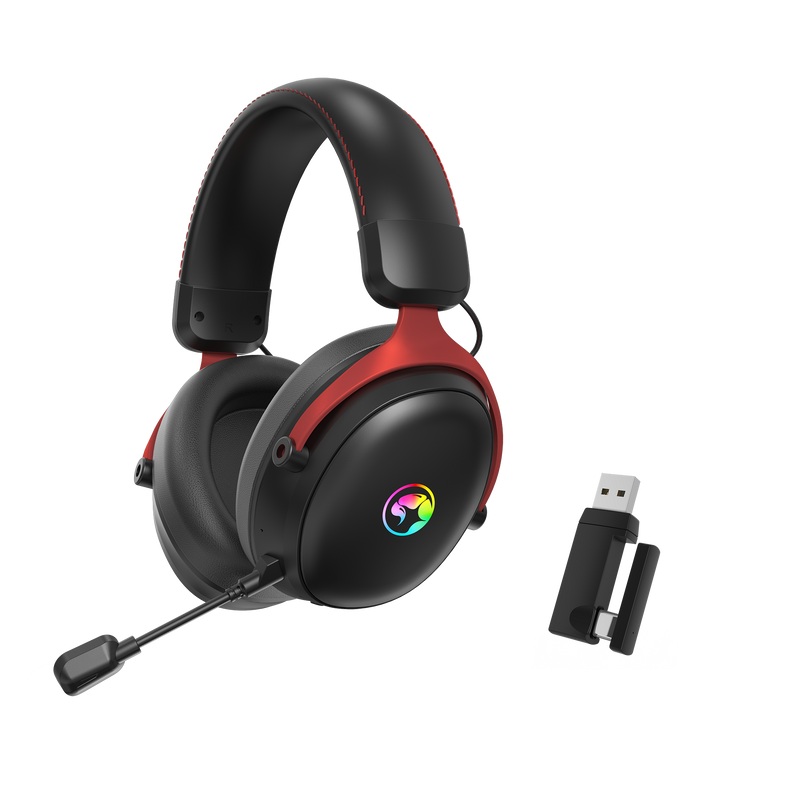 MARVO Tactic X Pro HG9076W wireless gaming headset angle view