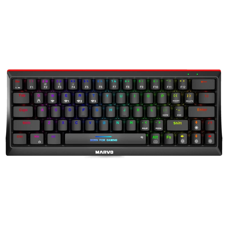 MARVO KG962W-UK tri-mode 60% mechanical gaming keyboard
