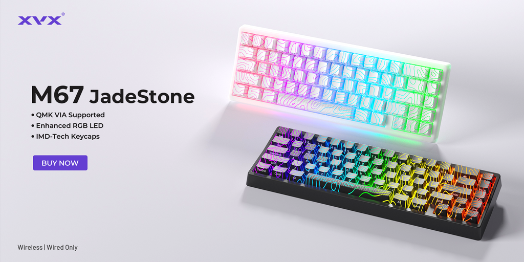 XVX M67 JadeStone mechanical keyboard
