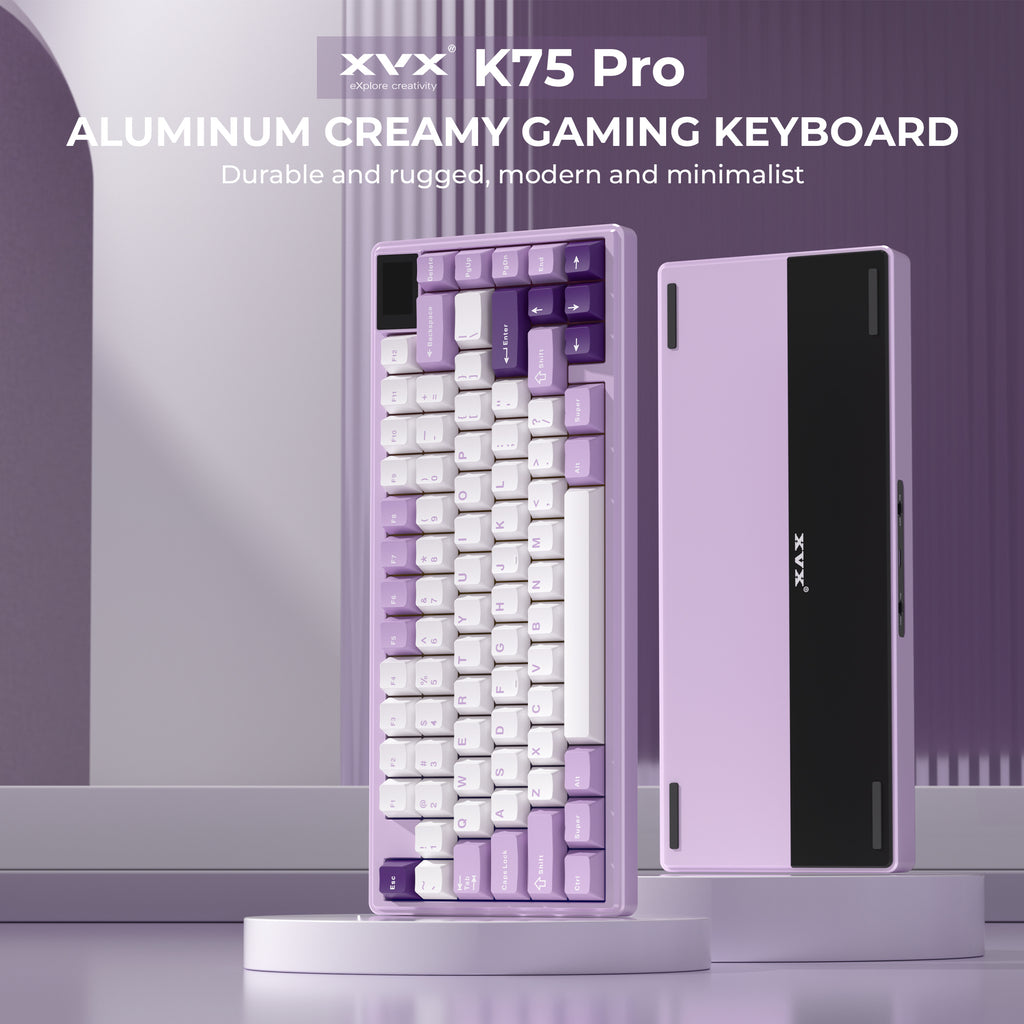 XVX K75 Pro aluminum mechanical keyboard